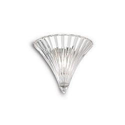 Wandarmatuur SANTA AP1 SMALL E14 IP20, transparant 