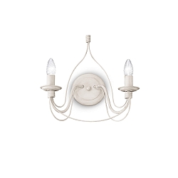 Wall luminaire CORTE AP2, 2 flames, E14, antique white