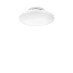 Wand- en plafondarmatuur SMARTIES BIANCO PL2 D40 2-vlams E27 IP20, chroom 