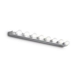 Spiegelarmatuur PRIVE AP8 8-vlams E14 IP20, chroom 