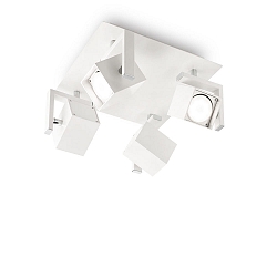 Wand- en plafondarmatuur MOUSE SQUARE 4-vlams, draaibaar, roteerbaar GU10 IP20