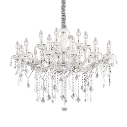 Kroonluchter FLORIAN SP18 18-vlams E14 IP20, chroom 