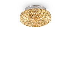 Plafondarmatuur KING PL3 3-vlams G9 IP20, goud