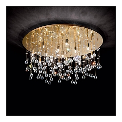 Plafondarmatuur MOONLIGHT PL15 15-vlams G9 IP20, goud