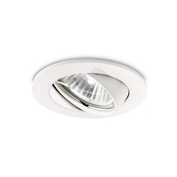 Inbouwarmatuur SWING draaibaar GU10 IP20, wit