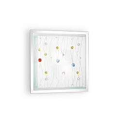 Ceiling luminaire OCEAN PL2, 2 flames, E27, multicolored
