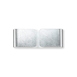 Wall luminaire CLIP AP2 MINI, 2 flames, G9, 40W, silver
