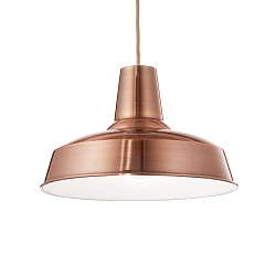 Pendelarmatuur MOBY SP1 E27 IP20, koper 