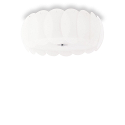 Plafondarmatuur OVALINO PL8 8-vlams E27 IP20, wit 