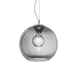 Pendelarmatuur NEMO FUME SP1 D40 E27 IP20, rookkleuren 