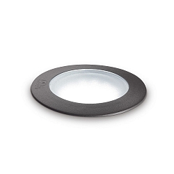 Vloerinbouwarmatuur GRAVITY PT ROUND BIG / � 145MM rond, stijf, begaanbaar GX53 IP67, zwart dimbaar