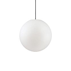 Pendelarmatuur voor buiten SOLE � 40CM baalvormig E27 IP44, opaalwit dimbaar