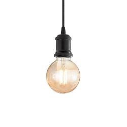 Pendelarmatuur FRIDA E27 IP20, zwart