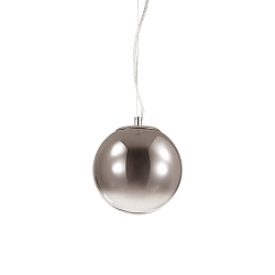 Pendelarmatuur MAPA D30 E27 IP20, chroom, helder