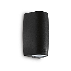 Wandarmatuur voor buitenshuis KEOPE AP2 up down GU10 IP55, zwart