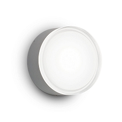Plafondarmatuur voor buiten URANO BIG GX53 IP44, gesatineerd, wit mat