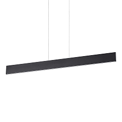 Pendelarmatuur DESK 1-vlams, instelbaar IP20, zwart mat, gepoedercoat 