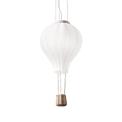 Pendelarmatuur DREAM BIG E27 IP20, hennep, wit