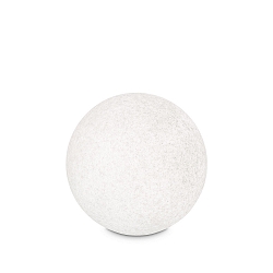 Outdoor ball luminaire DORIS, IP44, E27 max. 60W, plastic in granite look, Ø 58cm