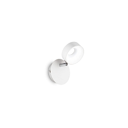 LED wall / ceiling luminaire OBY, 1 flame, 6W 3000K 450lm, adjustable, white