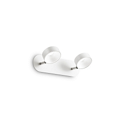 Wand- en plafondarmatuur OBY 2-vlams IP20, wit