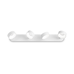 Wand- en plafondarmatuur OBY 4-vlams IP20, wit