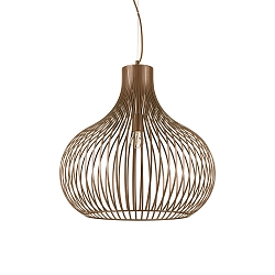 Pendelarmatuur ONION BIG E27 IP20, bruin