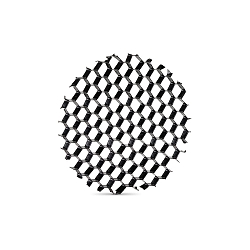 Honingraat filter QUICK, zwart
