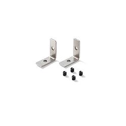Verbindend deel SLOT RECESSED, metaal, zwart
