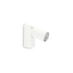 Wand- en plafondarmatuur RUDY 1-vlams, draaibaar, roteerbaar GU10 IP20, wit, gepoedercoat