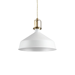 Pendelarmatuur ERIS-2 E27 IP20, goud mat, zwart
