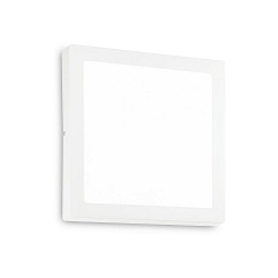 Wand- en plafondarmatuur UNIVERSAL SQUARE IP20, wit