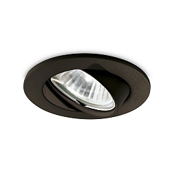 Inbouwarmatuur SWING draaibaar GU10 IP20, zwart