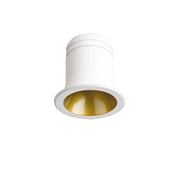 Inbouwarmatuur VIRUS IP20, goud, wit