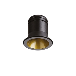 Inbouwarmatuur VIRUS IP20, goud, zwart
