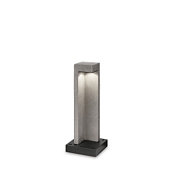 Staande armatuur voor buiten TITANO SMALL IP55, grijs, gemêleerd, zwart mat