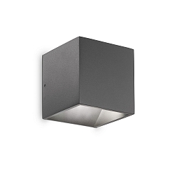 Wandarmatuur voor buitenshuis RUBIK-AP1 1-vlams IP44, antraciet, gepoedercoat