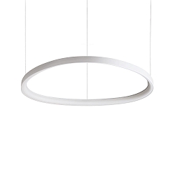 Pendelarmatuur GEMINI 810 rond, instelbaar IP20, wit