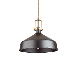 Pendelarmatuur ERIS-1 E27 IP20, goud mat, zwart