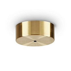 Baldakijn MAGNETICO ROUND 1-voudig, rond, symmetrisch, messing, gepolijst