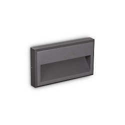 outdoor wall luminaire FEBE square IP65, anthracite