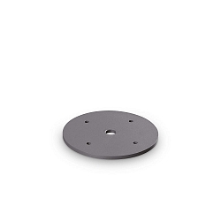 Poot HUB rond, antraciet