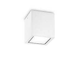 Plafondarmatuur voor buiten TECHO BIG vierkant GU10 IP54, wit dimbaar