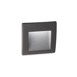 Wandinbouwarmatuur WIRE FI D9 down, asymmetrisch, schakelbaar IP65, antraciet 