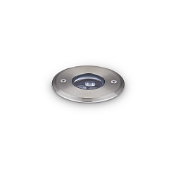 Vloerinbouwarmatuur FLOOR 9 rond IP67, staal 