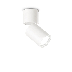 Plafondarmatuur TOBY roteerbaar, kantelbaar GU10 IP20, wit 