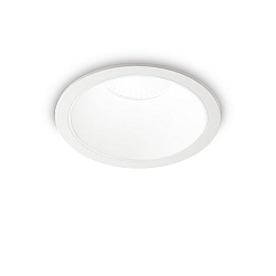 ceiling recessed luminaire GAME TRIM ROUND 120MM round, UGR < 19, switchable IP40/IP20, white matt 