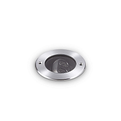 Vloerinbouwarmatuur TAURUS PT D10 ACCENT ROUND 1-voudig, draaibaar, toegankelijk, schakelbaar IP67, staal 