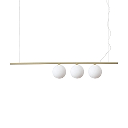 Pendelarmatuur PERLINE SP3 3-vlams G9 IP20, zwart