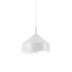 Pendelarmatuur YURTA 210 instelbaar E27 IP20, wit